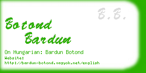 botond bardun business card